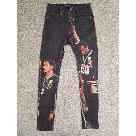 Embellish Men's Olympic Print Jeans size 30